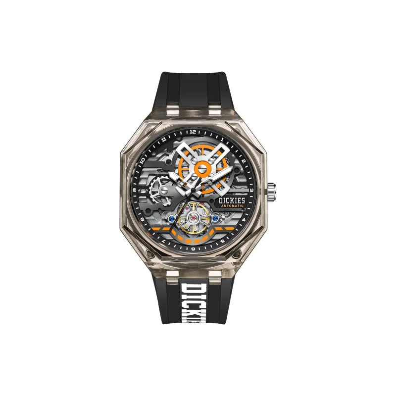 Dickies Starlight Collection Wrist Watch Mechanical Movement Cut Out Dial Unisex Shopping Bag+Box-10