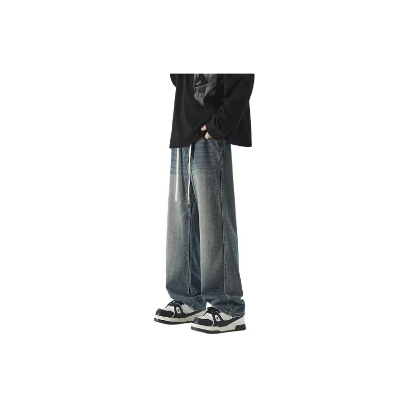 IJRJ Jeans Unisex Distressed Gray-6