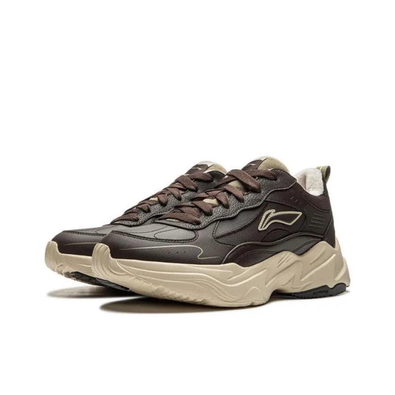 LiNing LN DEFENDER Non-slip Lightweight Low-Top Casual Shoes Men's Umber-2