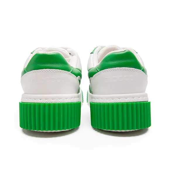 BLOCCO5 Mars Shoes Low Top Skateboard Shoes Unisex Green-2
