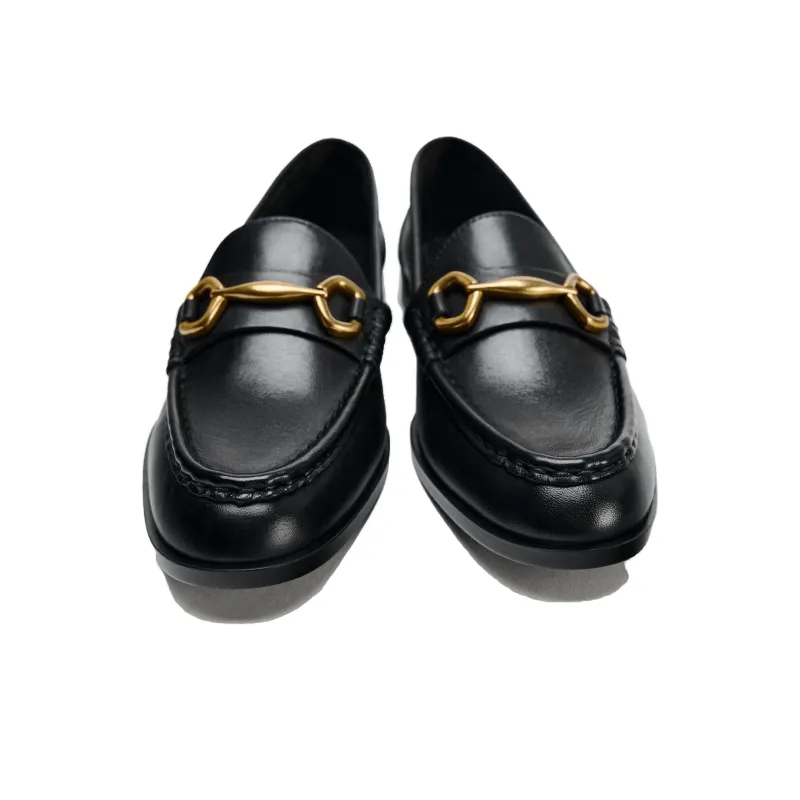 ZARA Loafers 1.5cm Women's Black-3