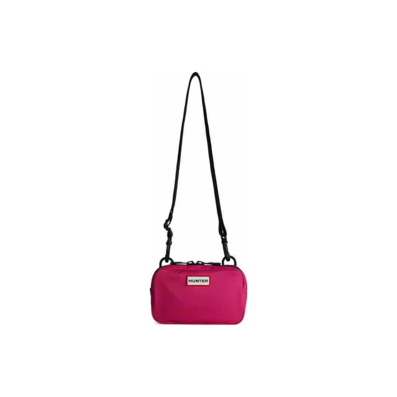 HUNTER Nylon Shoulder Bag, Crossbody Bag Regular Unisex Barbie Pink-0