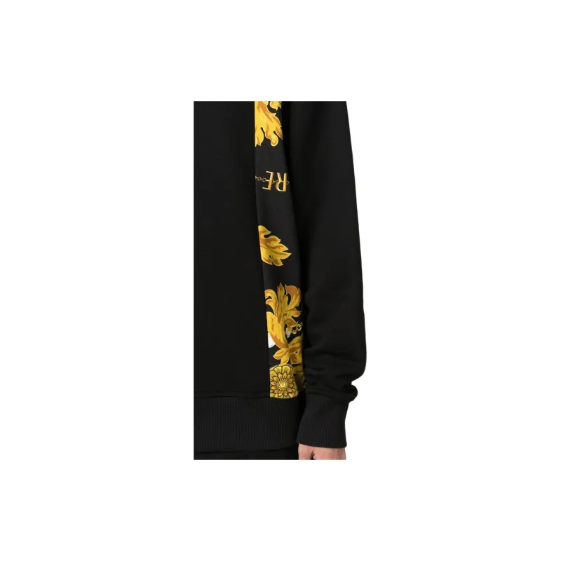 VERSACE JEANS COUTURE Baroque pattern Cotton Sweatshirt-4