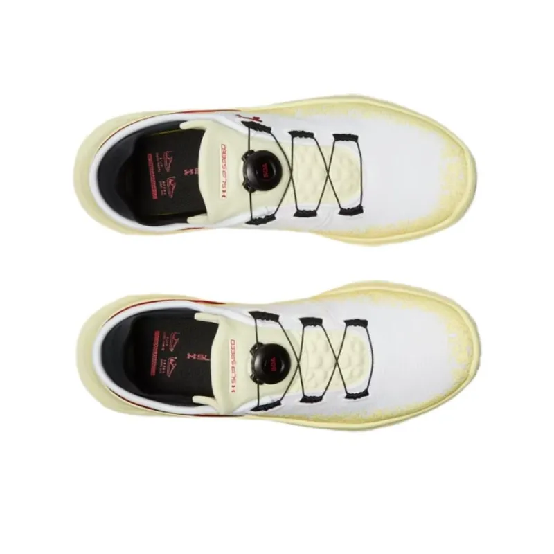Under Armour SlipSpeed Anti Slip Wear Resistant Low Top Running Shoes Unisex White-3