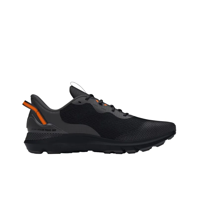 Under Armour Sonic Trail Slip Resistant Low Top Trail Running Shoes Unisex Black Orange-1