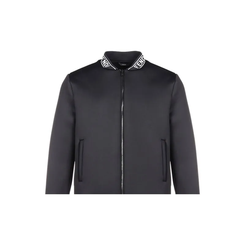 FENDI Jackets Men Black-5