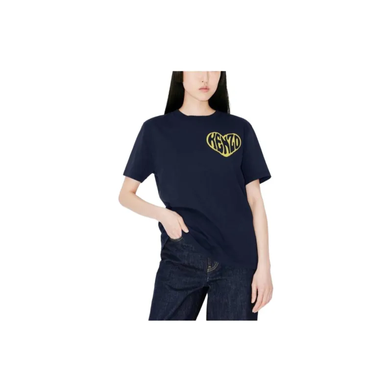 KENZO T-Shirts Women's Blue-2