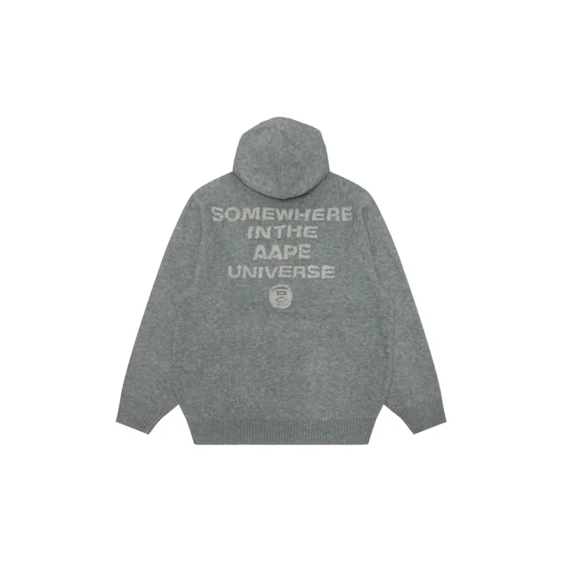 Aape By *A Bathing APE® Moonface logo Zip up Cardigan-1