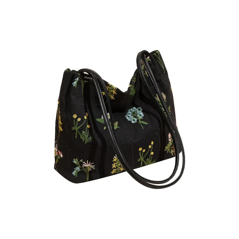 ST&SAT Fabric One Shoulder Handbags Regular Women's Black-3