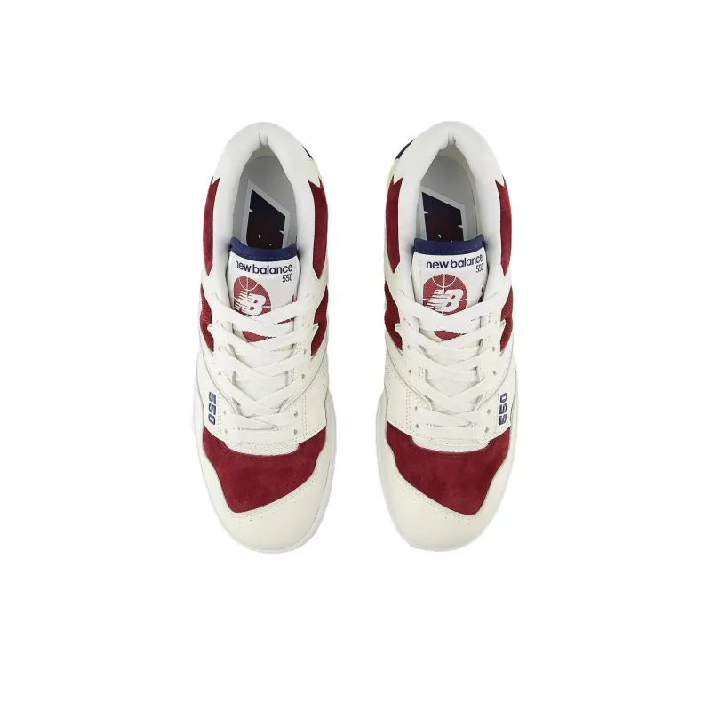 New Balance 550 Maroon Navy-3