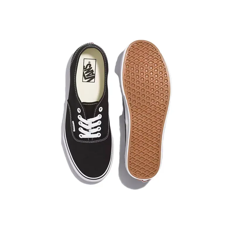 Authentic Vans Wide 'Black White'-3