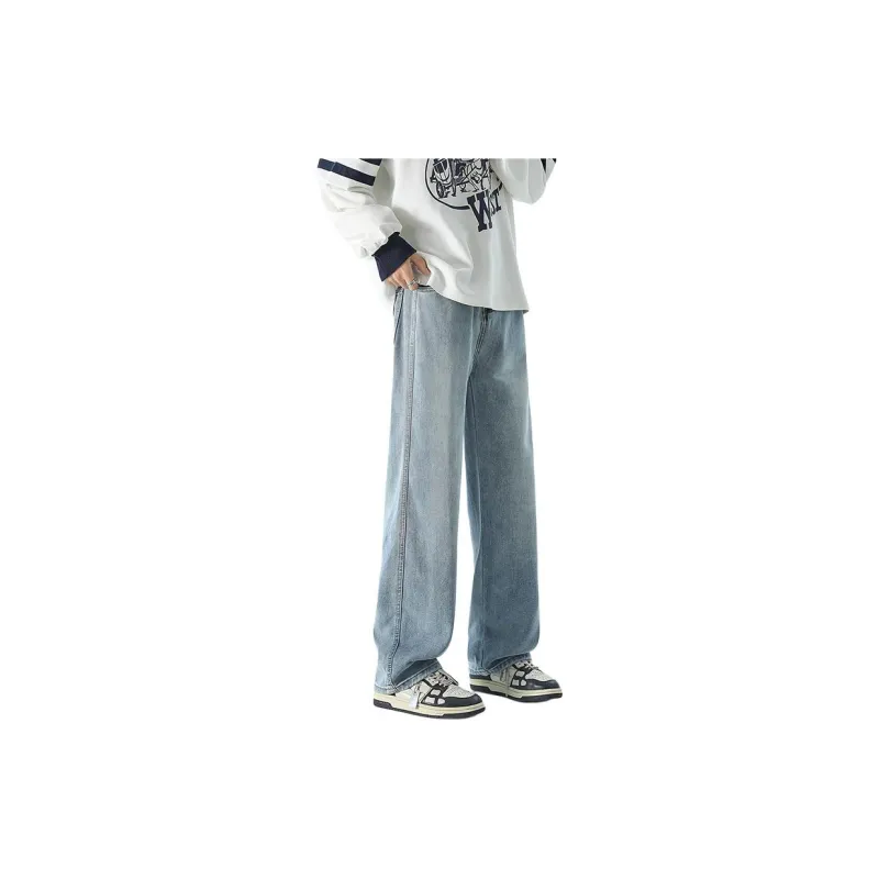 IJRJ Jeans Unisex Distressed Gray-4