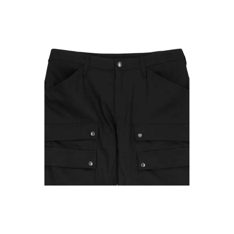 Burberry Embroidered Logo Cotton Cargo Pants-4