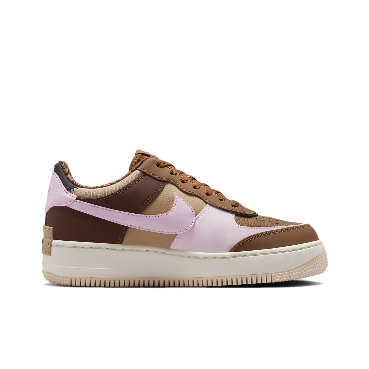 tan and pink air force 1