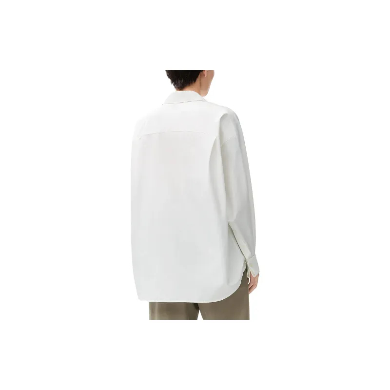 LOEWE Poplin Draped Shirt-1