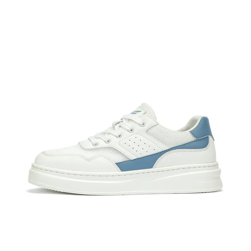 RED DRAGONFLY Skateboard Shoes Lightweight And Breathable Low Top Casual Shoes Men's White Moon Apricot-1
