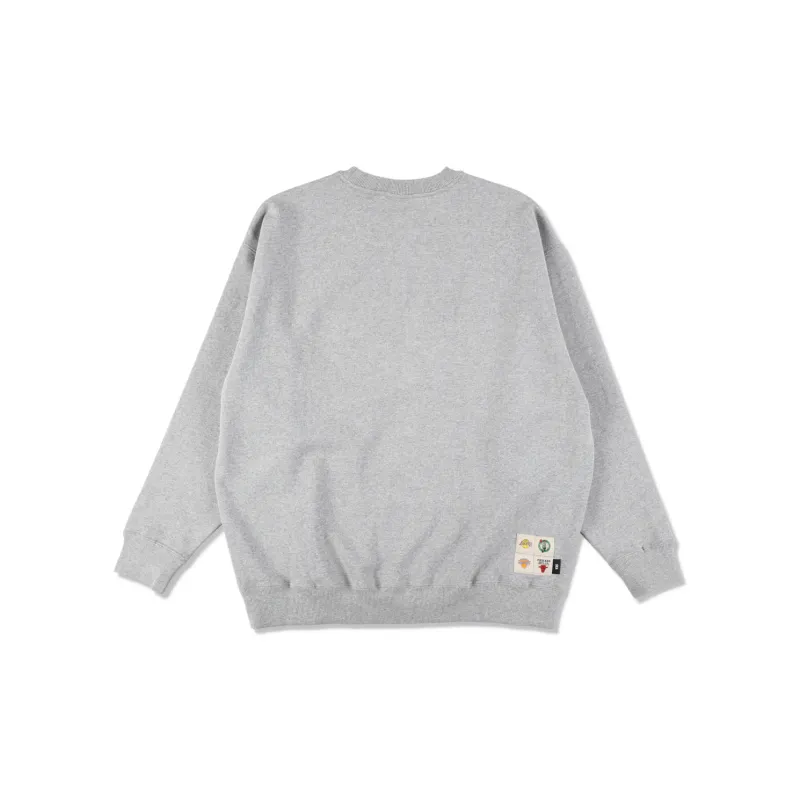 Nba X WIND AND SEA NBA X PARAPPA THE RAPPER Collaboration Sweatshirts Unisex Gray-1