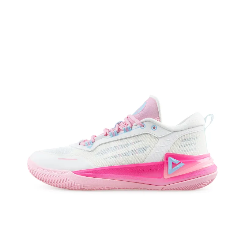 PEAK Cushioning Anti Slip Wear Resistant Coverage Impact Resistant Rebound Low Top Basketball Shoes Men's Mismatched-1