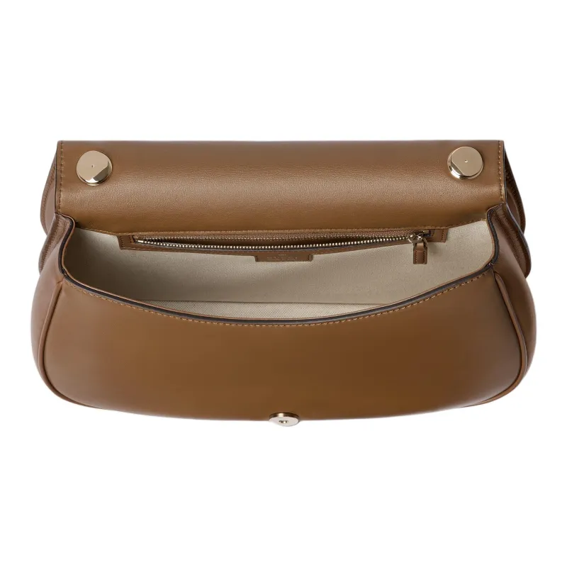 GUCCI Blondie Suede Shoulder Bag, Crossbody Bag, Handbag Medium Size Women's Light Brown-4