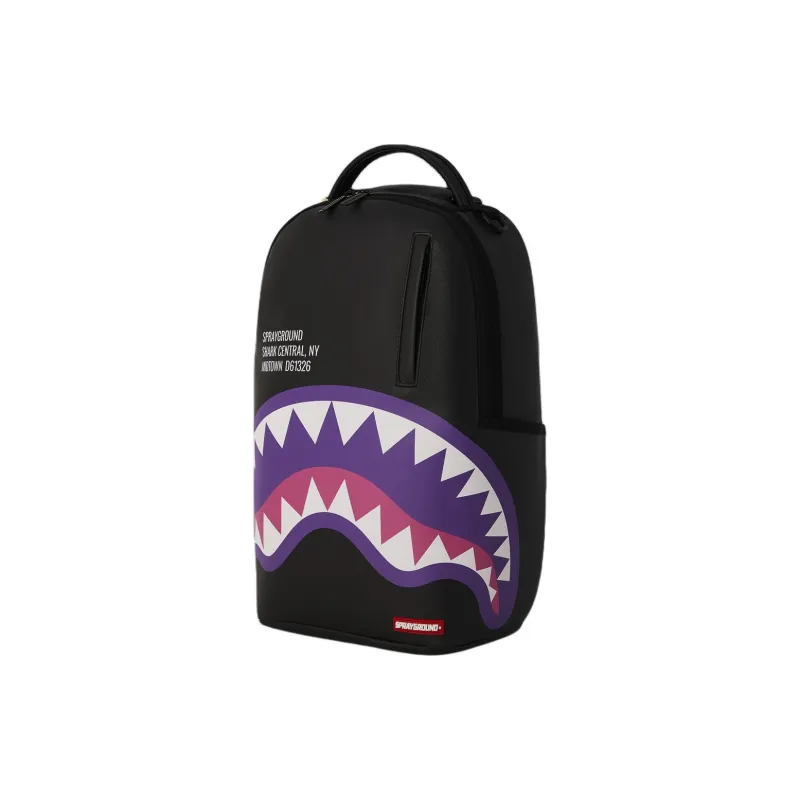 SPRAYGROUND Artificial Leather Backpack Unisex Black-2