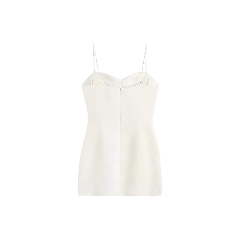 Bebe SS24 Slip Dress Women's Ecru-1