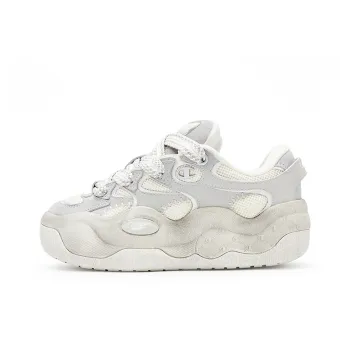 Champion Cloud Monster Skateboard Shoes Men's Pearl Smoke Gray/Milk White