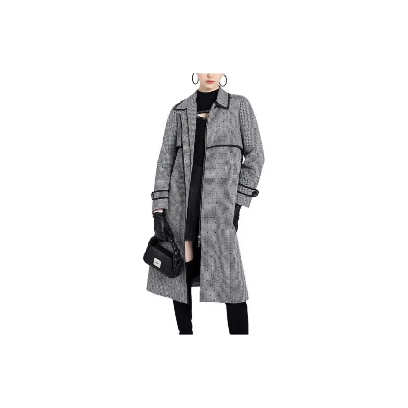 BESIONIA FW23 Trench Coat Women's Gray-3