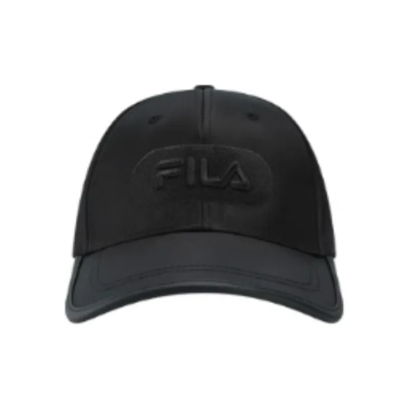 FILA Polyester Baseball Caps Unisex Jet Black-1