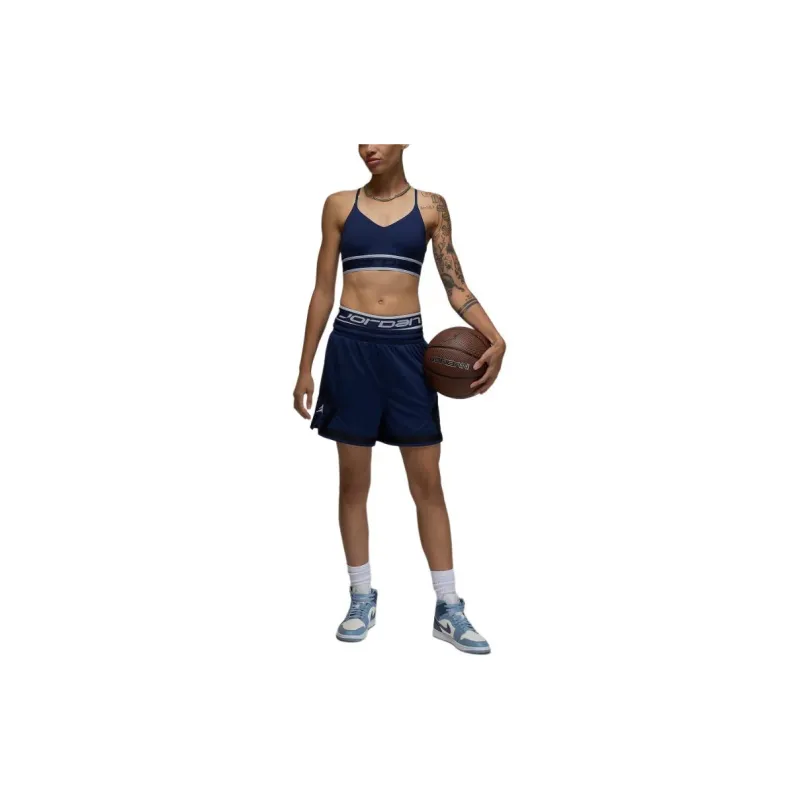 Jordan Sport4' Diamond Dri-FIT Sports Shorts Women's Marine Blue-1