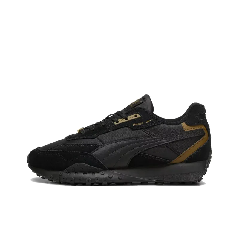 PUMA Blktop Rider Anti Slip Wear Resistant Low Top Casual Shoes Men's Black-0