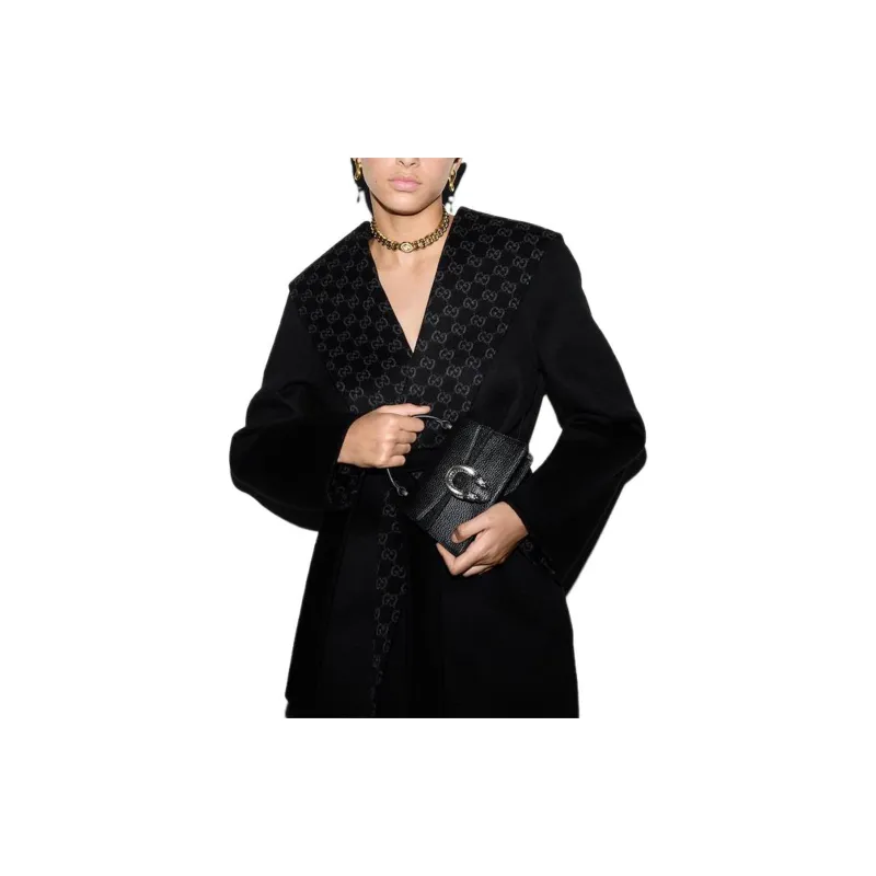GUCCI Gg Reversible Coat-5