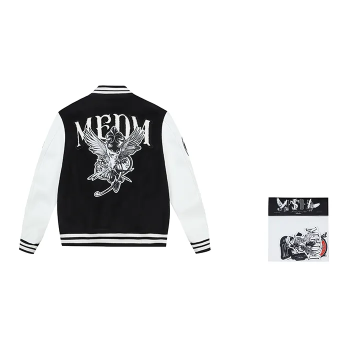 MEDM x STK SMALL TOWN KID Baseball Jacket Unisex-1