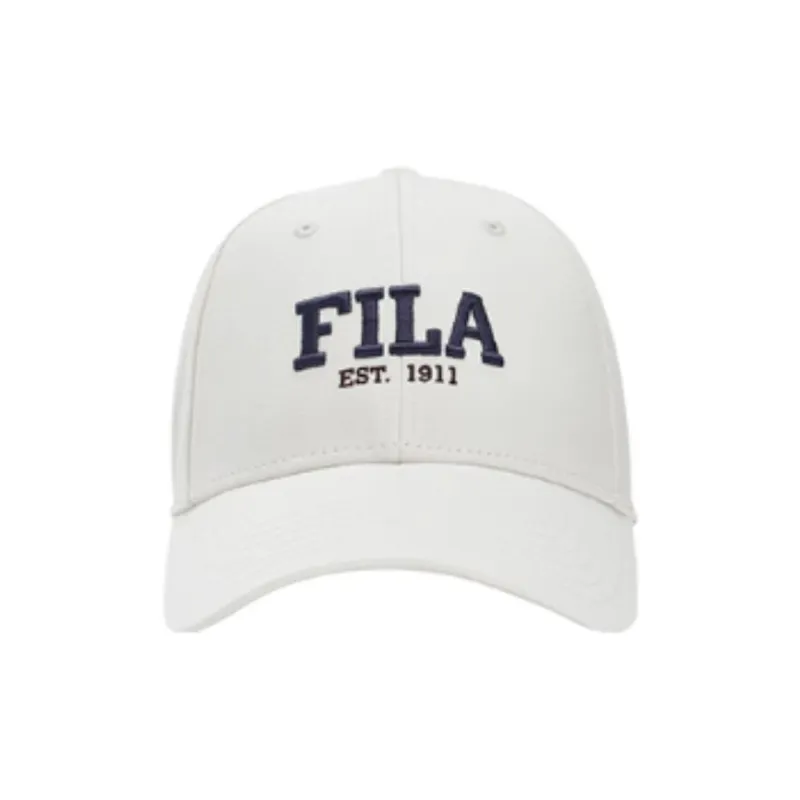 FILA Polyester Baseball Caps Unisex Pear Blossom White-1
