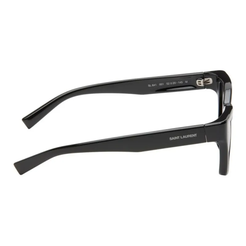SAINT LAURENT Eyewear Logo print Square frame Sunglasses-2