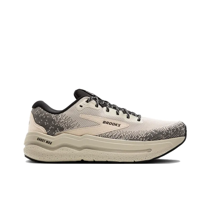 Brooks Ghost Ma Anti Slip Wear Resistant Low Top Running Shoes Men's Beige-1