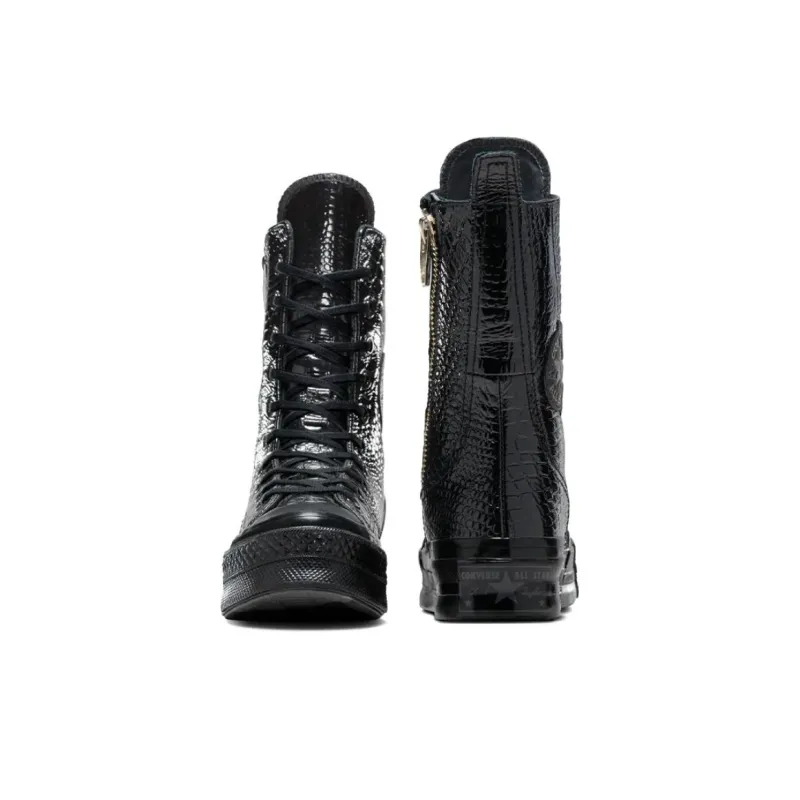 Converse Women's Chuck 70 Plus X High 'Black Croc'-3
