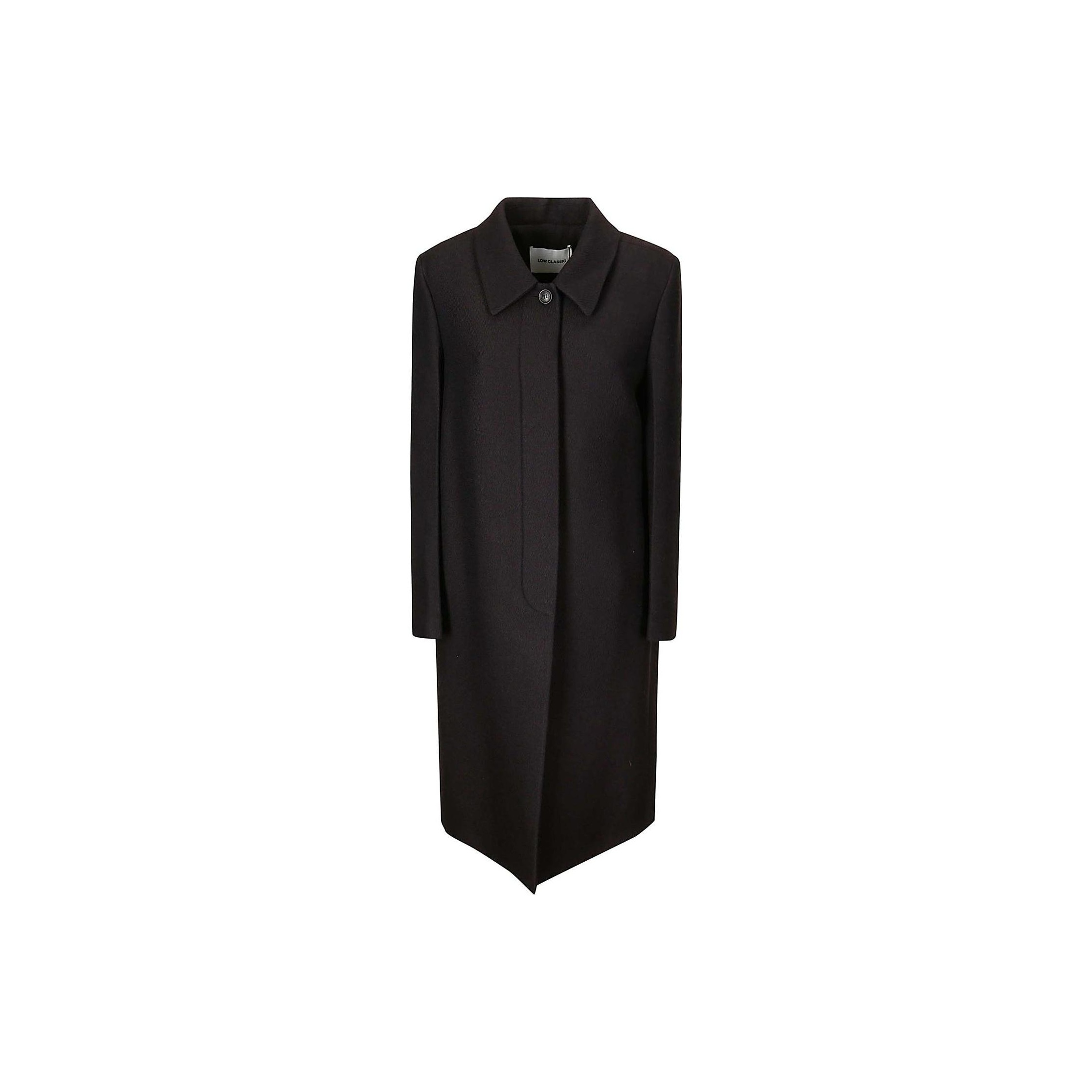 [LOW CLASSIC] / ☆ 24FW FINE ALPACA WOOL BLAZER COAT / BLACK Low Classic Jackets Coats Women on Sale & Authentic - POIZON