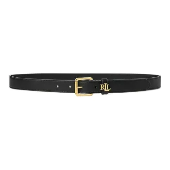 Polo Ralph Lauren Cow Leather Leather Belts Women's Black -