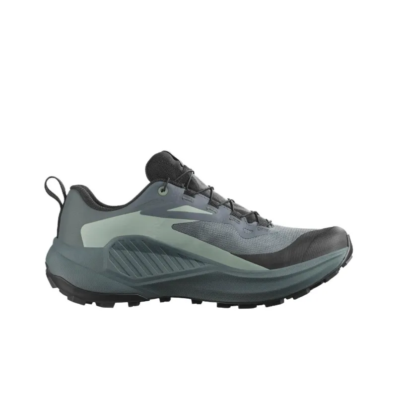 SALOMON Genesis Gore Tex Turbulence Black Green Milieu Women's-1