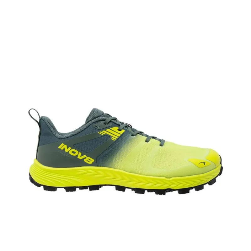 INOV-8 Anti-Slip Wear-Resistant Low-Top Trail Running Running Shoes Men's Yellow Gray-1
