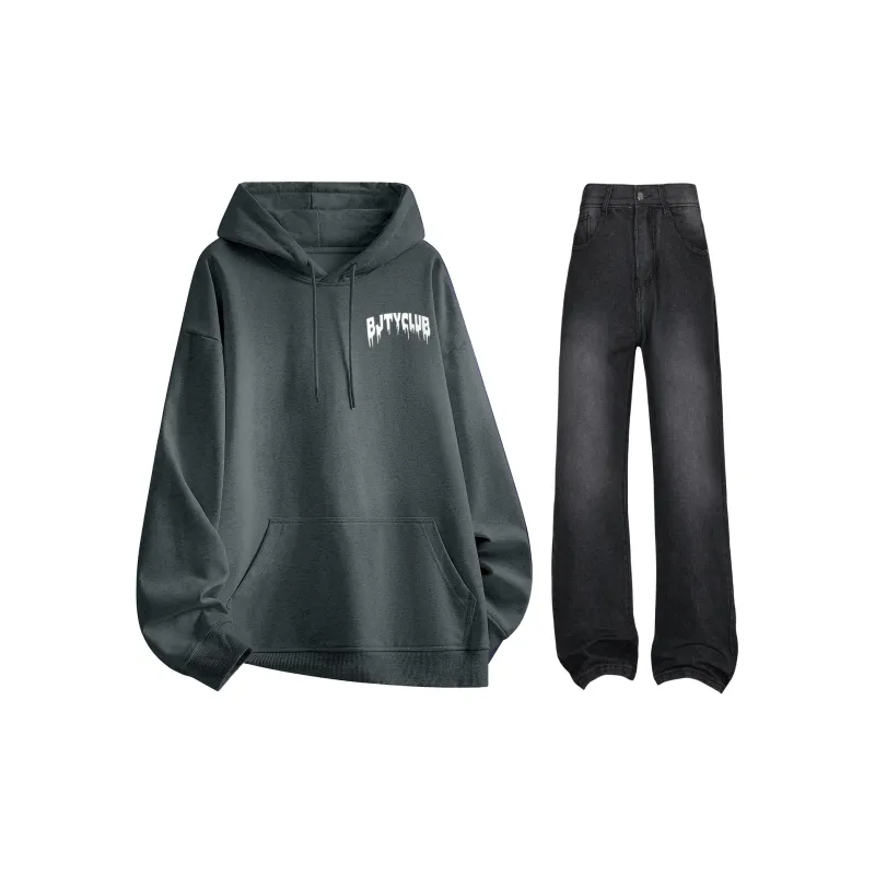 BJTY Sweatshirt Sets Unisex-11