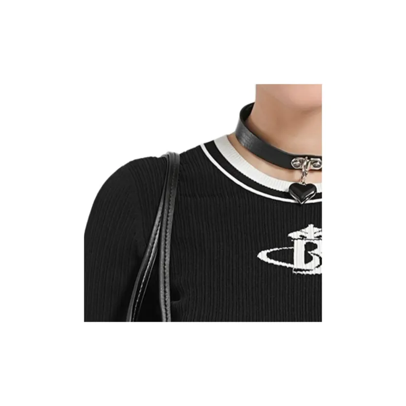 BESIONIA T Shirts Women's Black-6