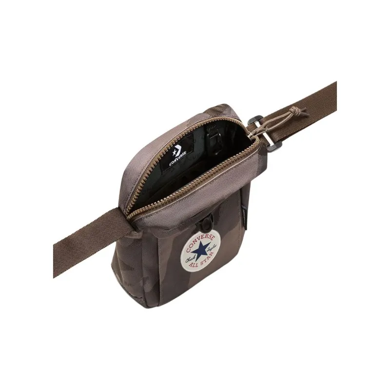 Converse Polyester Shoulder Bag, Crossbody Bag Unisex Chocolate-3