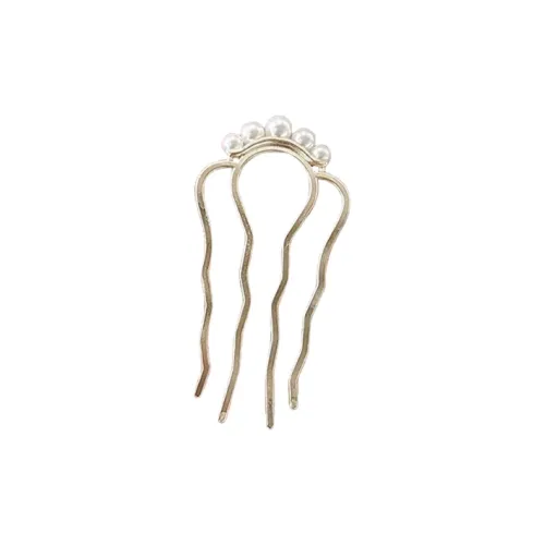 Water Jade Alloy Hair Clips Women's