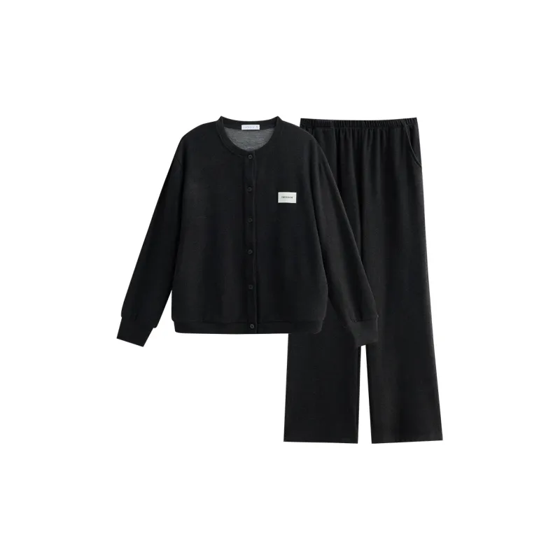Same Language Pajama Set Women's Feather Ink-0