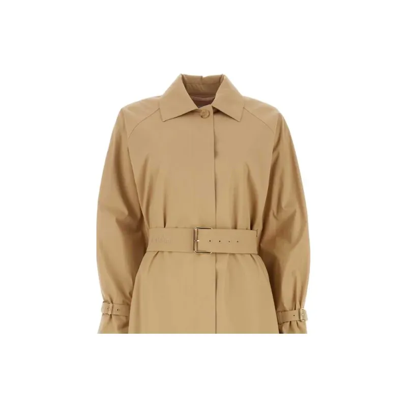 MaxMara Belted Collared Trench Coat-2