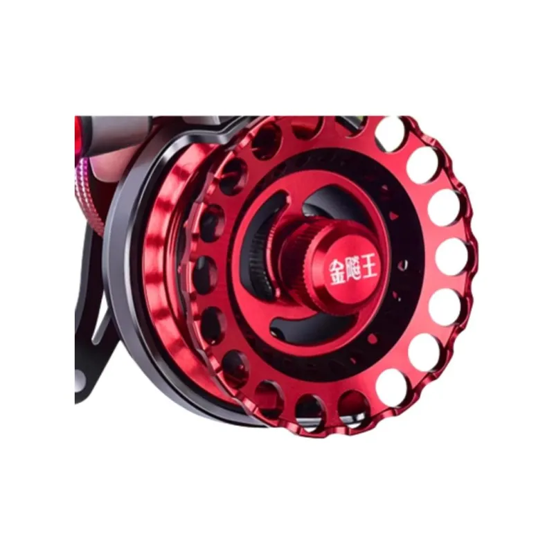 JINBIAOWANG Economy-Style Fishing Line Reels Outdoor Fishing Lure Aluminum Alloy Raft Fishing Wheels-2