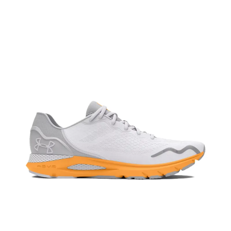 Under Armour Hovr Sonic 6 Anti-Slip Wear-Resistant Low-Top Casual Running Shoes Women's White Gray-1