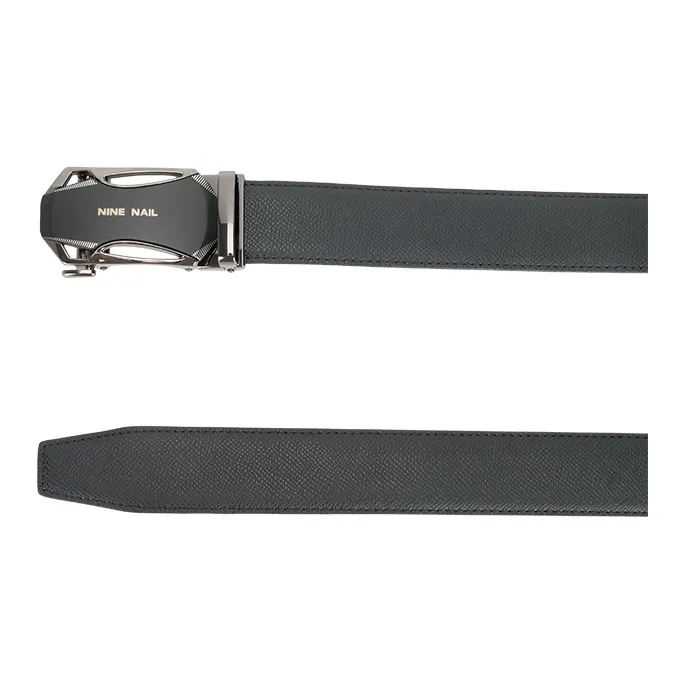 NINE NAIL Cow Leather Leather Belts Men's Width  3.5cm-3