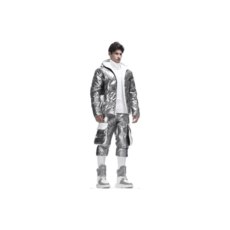 NORVINCY Outdoor Cycling Thickened Cargo Jacket For Winter Unisex-5